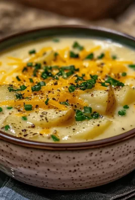 Cheddar Garlic Herb Potato Soup