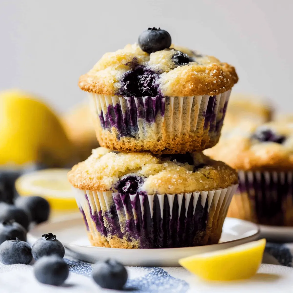 Lemon Blueberry Muffins
