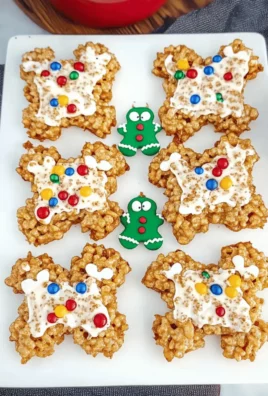 Gingerbread Rice Krispie Treats