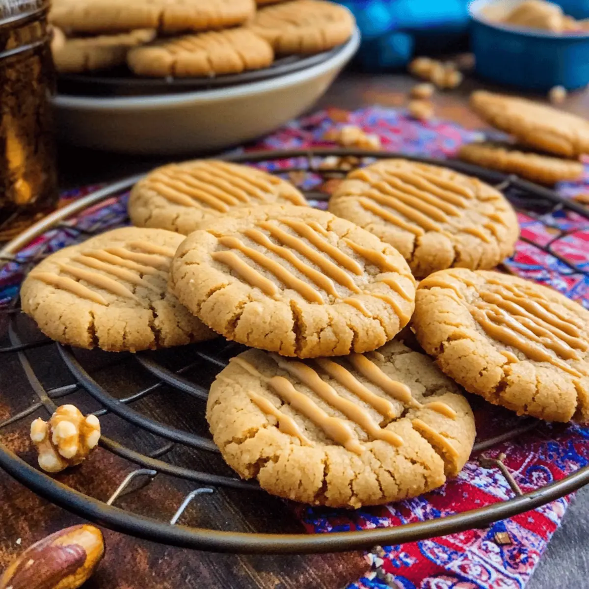 Irresistibly Soft Classic Peanut Butter Cookies