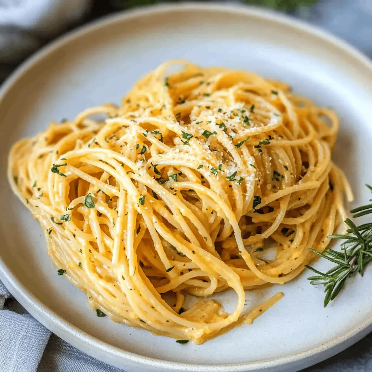 Dairy Free Butternut Squash Pasta Sauce
