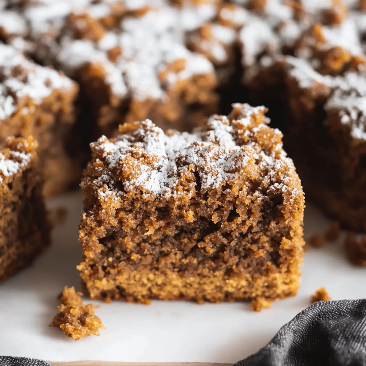 Pumpkin Coffee Cake Recipe