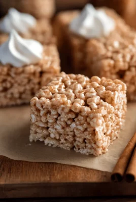 Chai Spiced Rice Krispie Treats