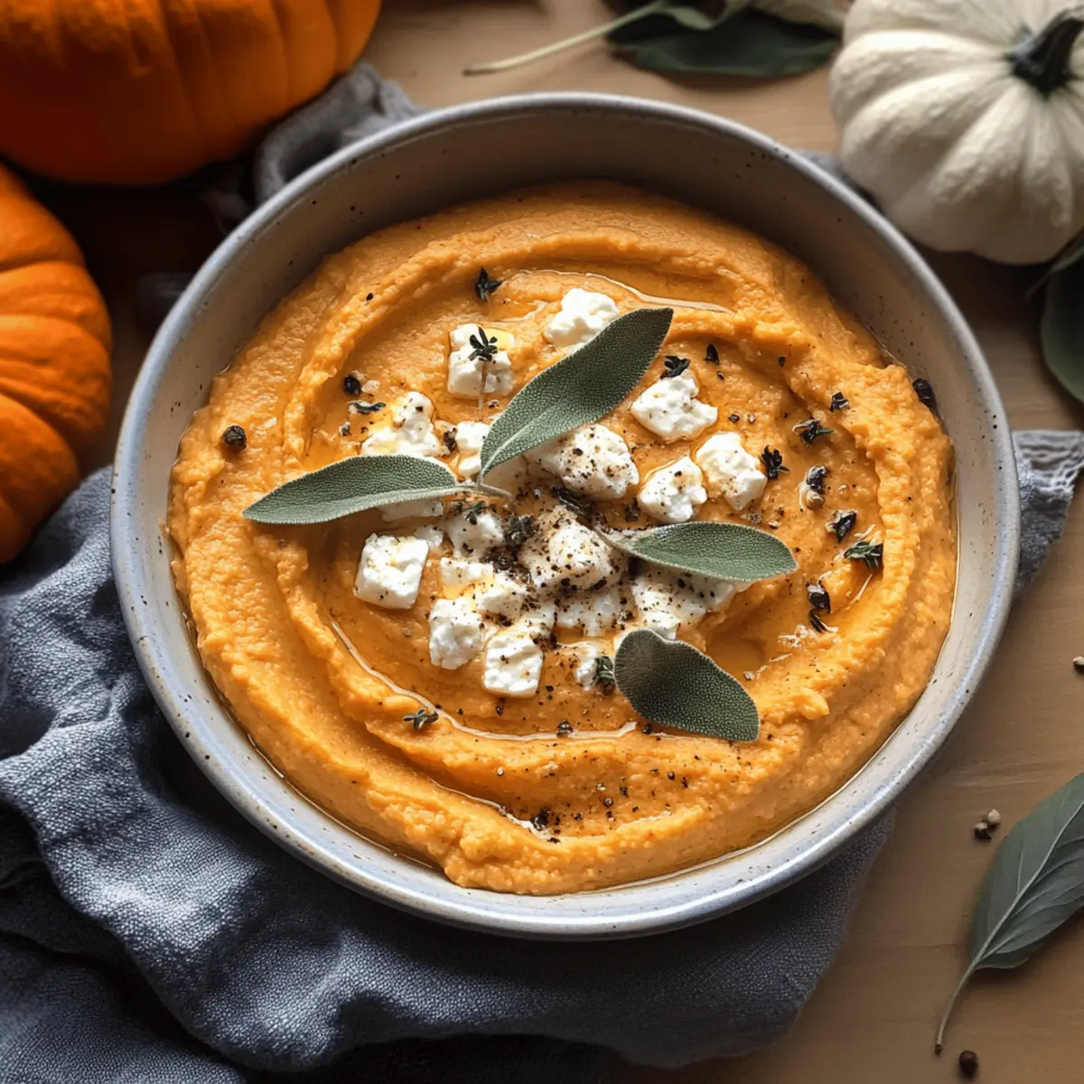 Pumpkin Whipped Feta Dip