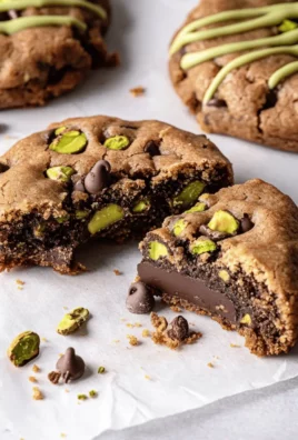 Brown Butter Dubai Pistachio Chocolate Chip Cookie Bars