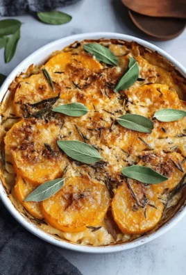 Sage Butternut Squash Gratin
