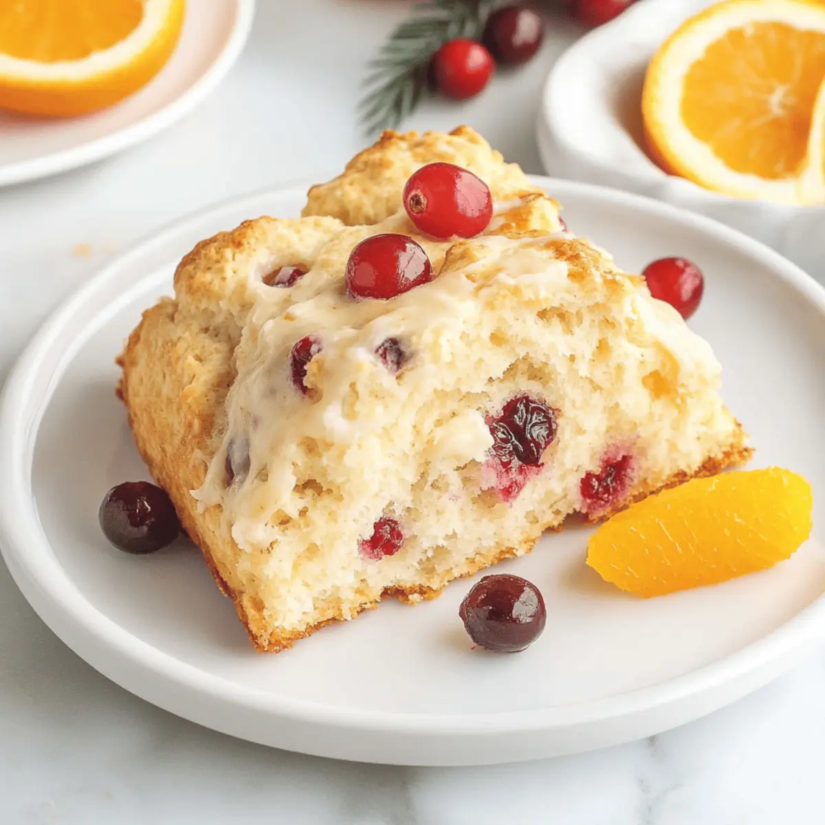 Starbuck's Copycat Cranberry Orange Scones