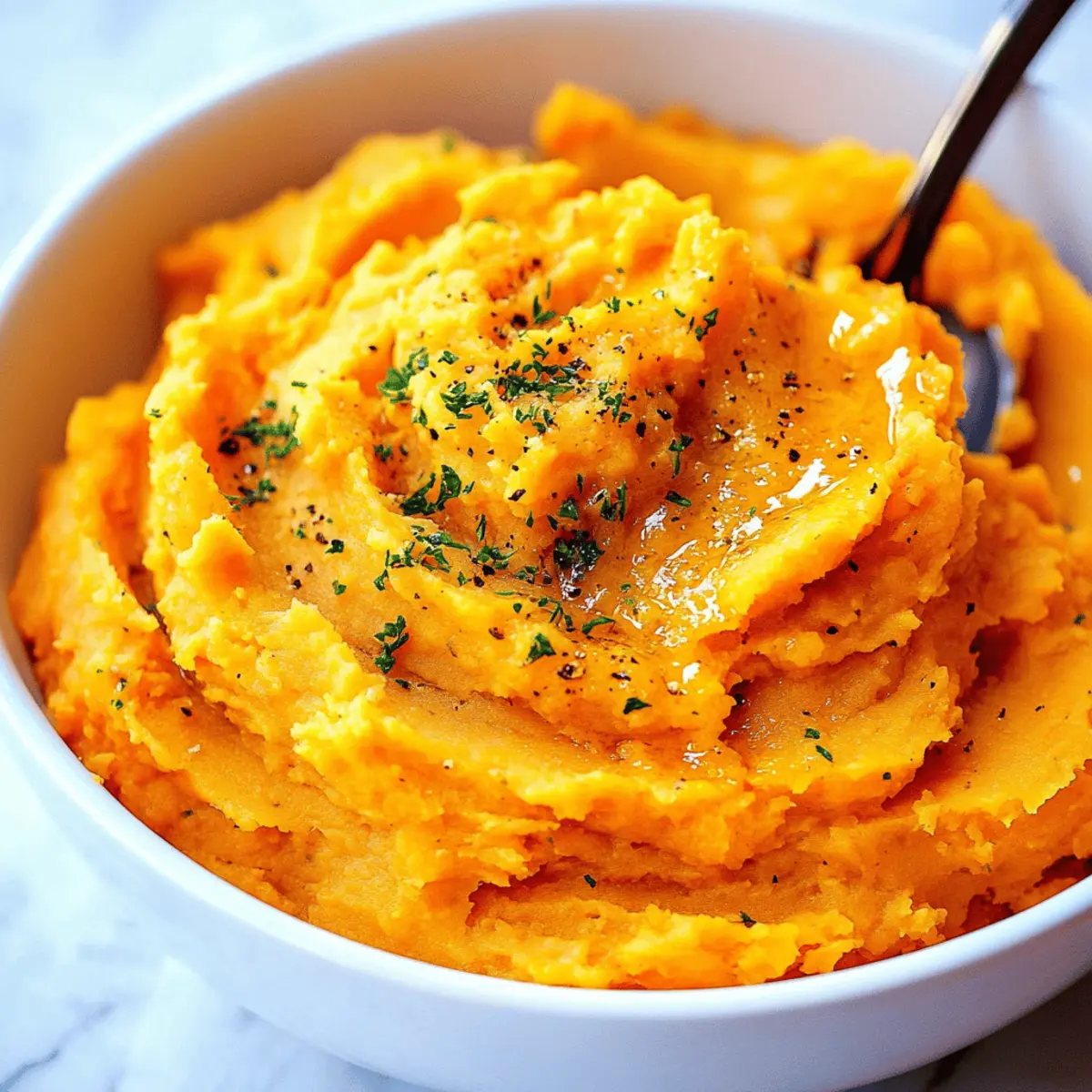 These Impossibly Creamy Mashed Sweet Potatoes