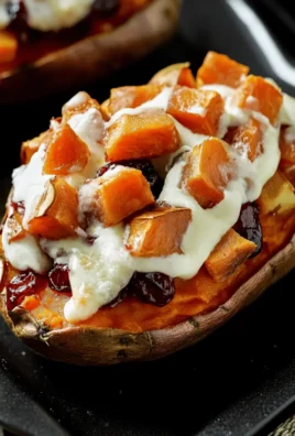 Irresistible Cranberry Apple Twice-Baked Sweet Potatoes