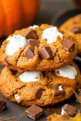 Pumpkin S’mores Cookies