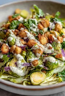 Crispy Shaved Brussels Sprout Salad