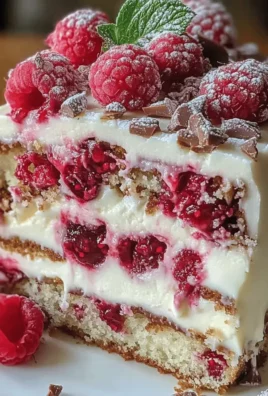 White Chocolate Raspberry Dream Cake