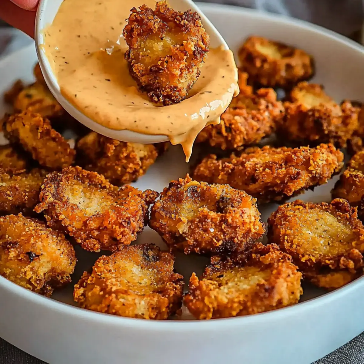 Easy Crispy Fried Mushrooms