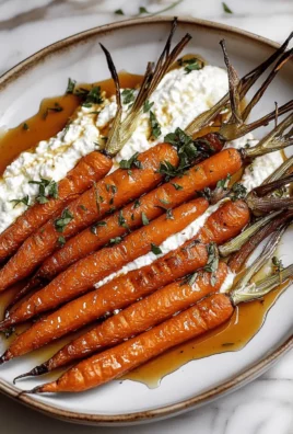 Roasted Carrots with Whipped Ricotta & Hot Honey