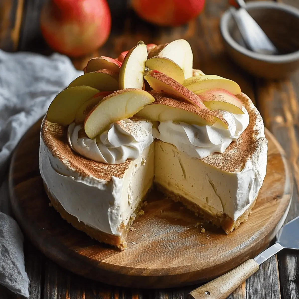Apple Cider Cheesecake