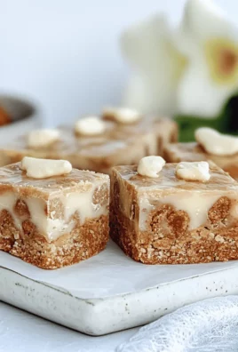 Biscoff White Chocolate Gooey Bars