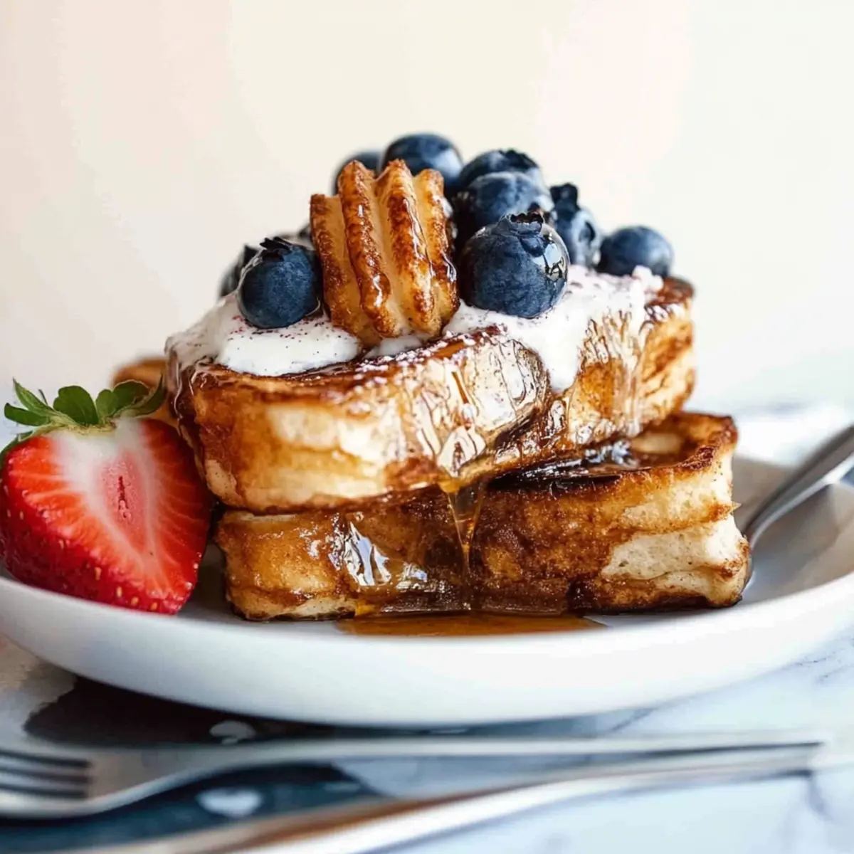 Churro Stuffed French Toast