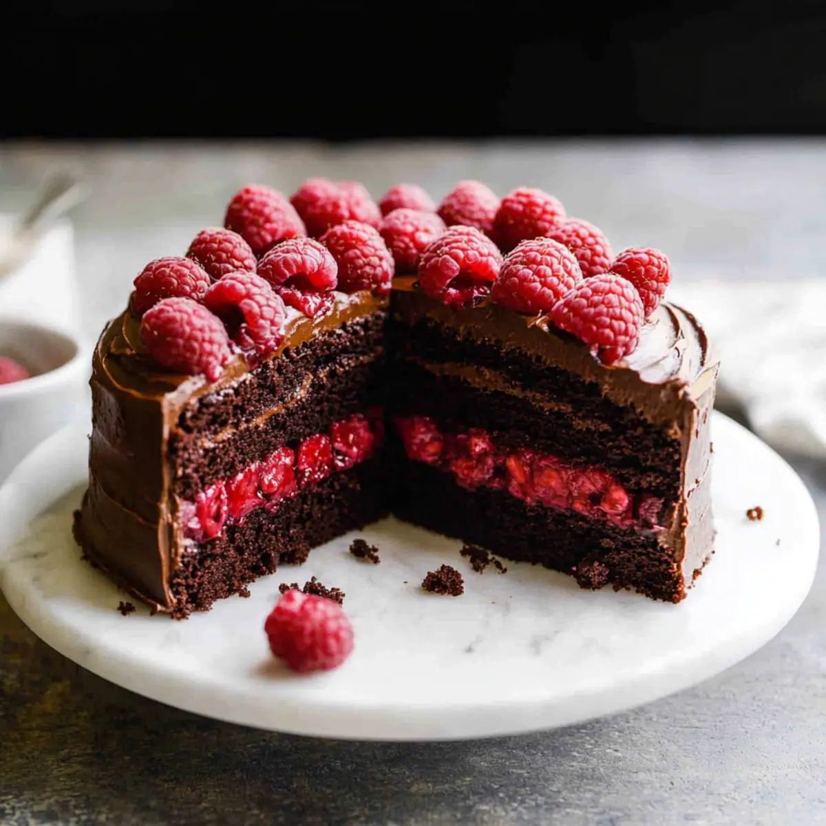 Chocolate Raspberry Cake