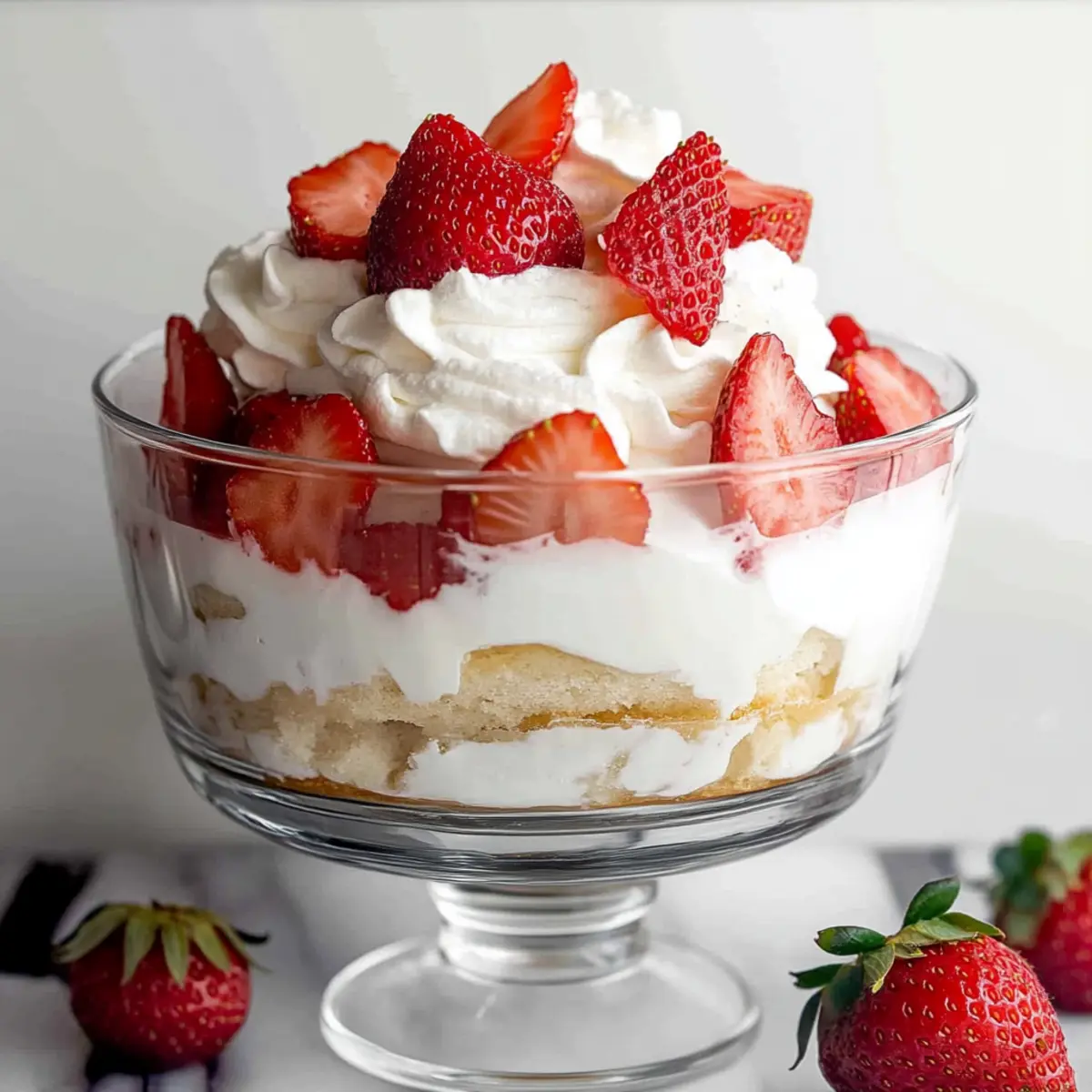 Strawberry Shortcake Trifles
