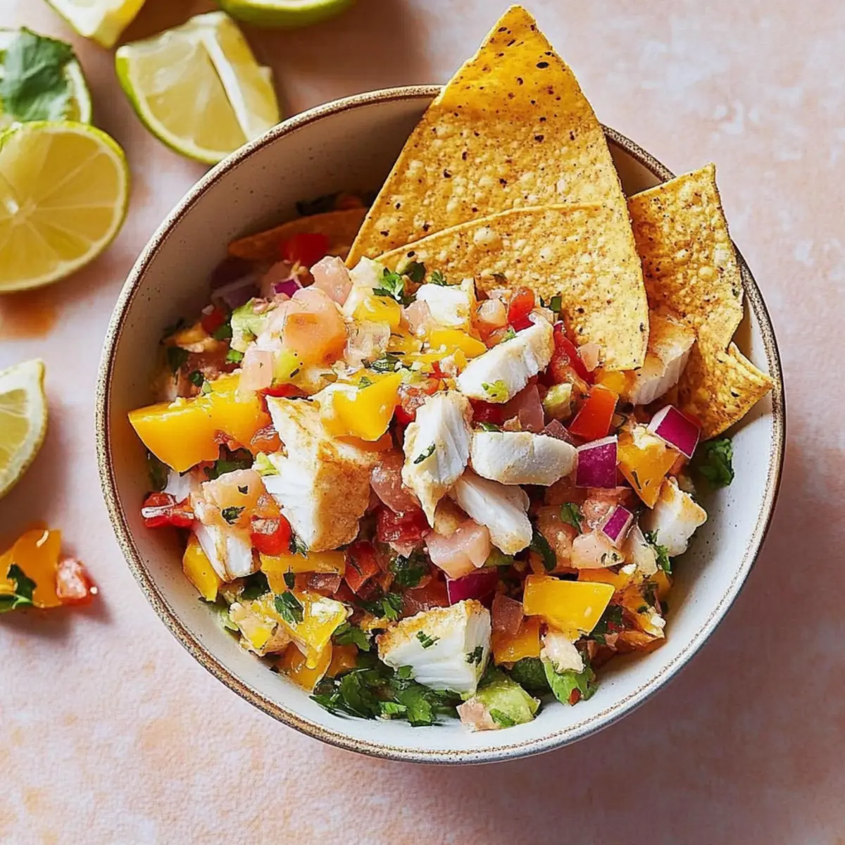 Fish nacho bowls