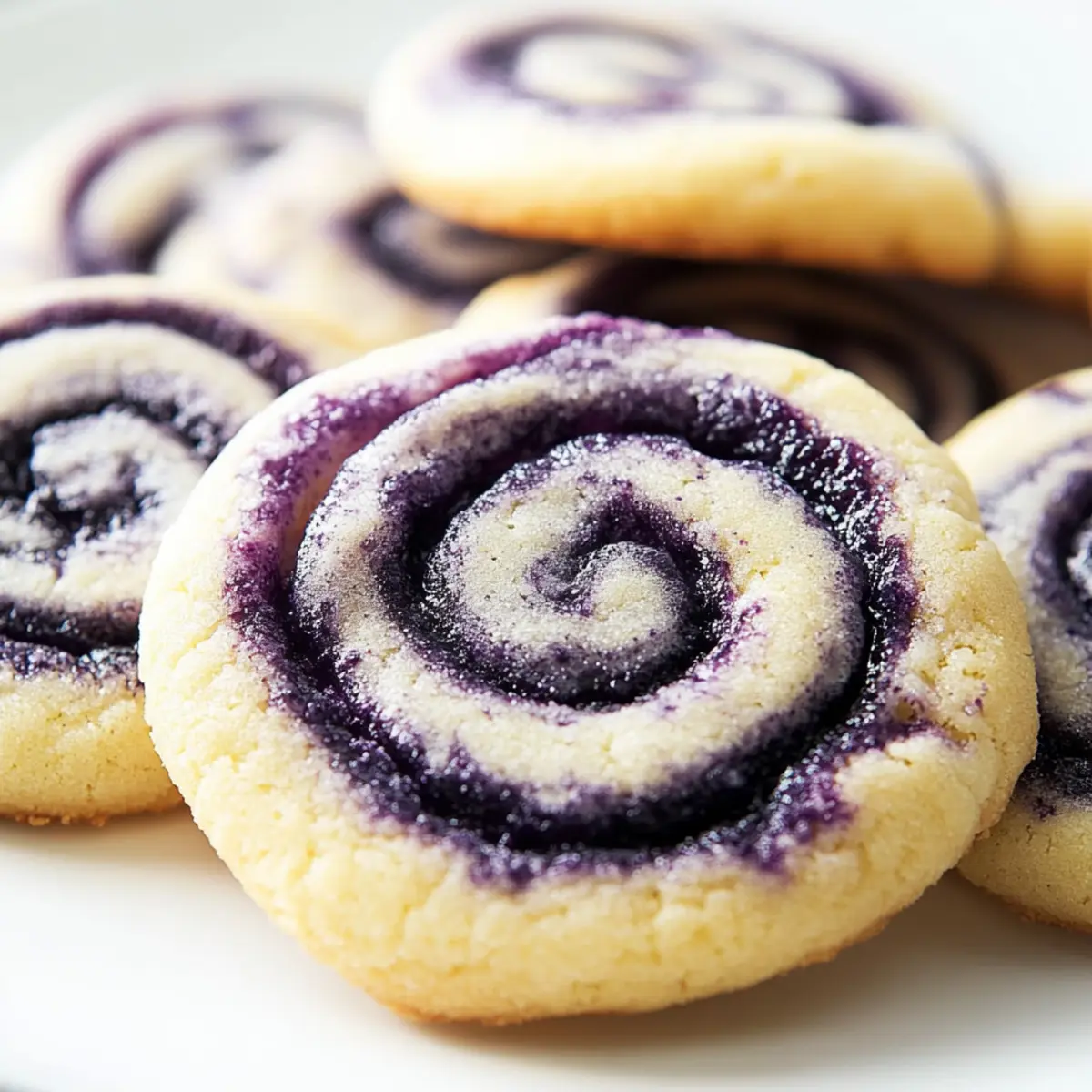 Blueberry Cheesecake Swirl Cookies