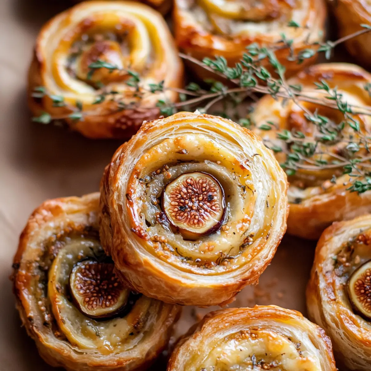 Fig and Goat Cheese Pinwheels