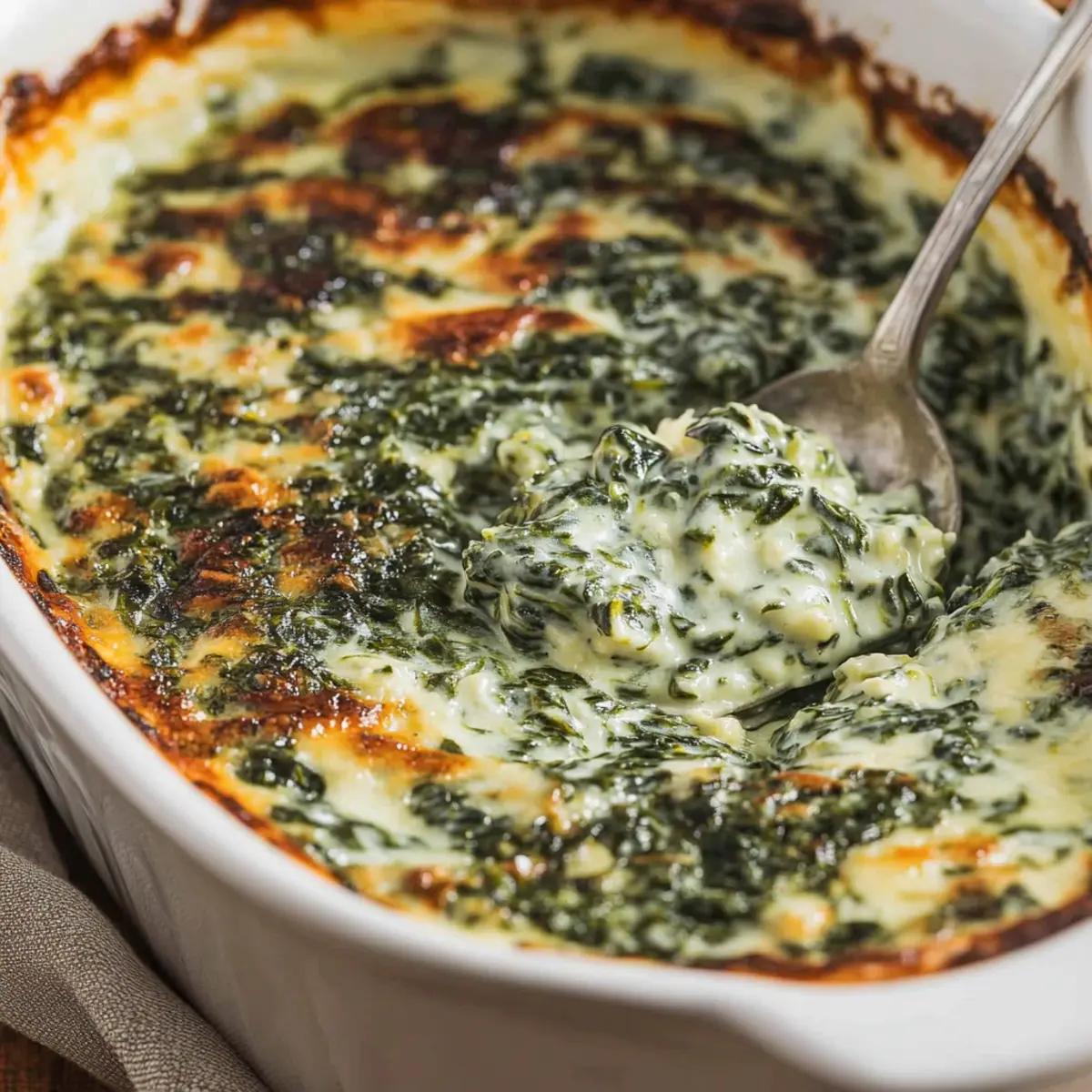 Creamed Spinach Bake