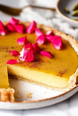 Vanilla Cardamom Custard Tart