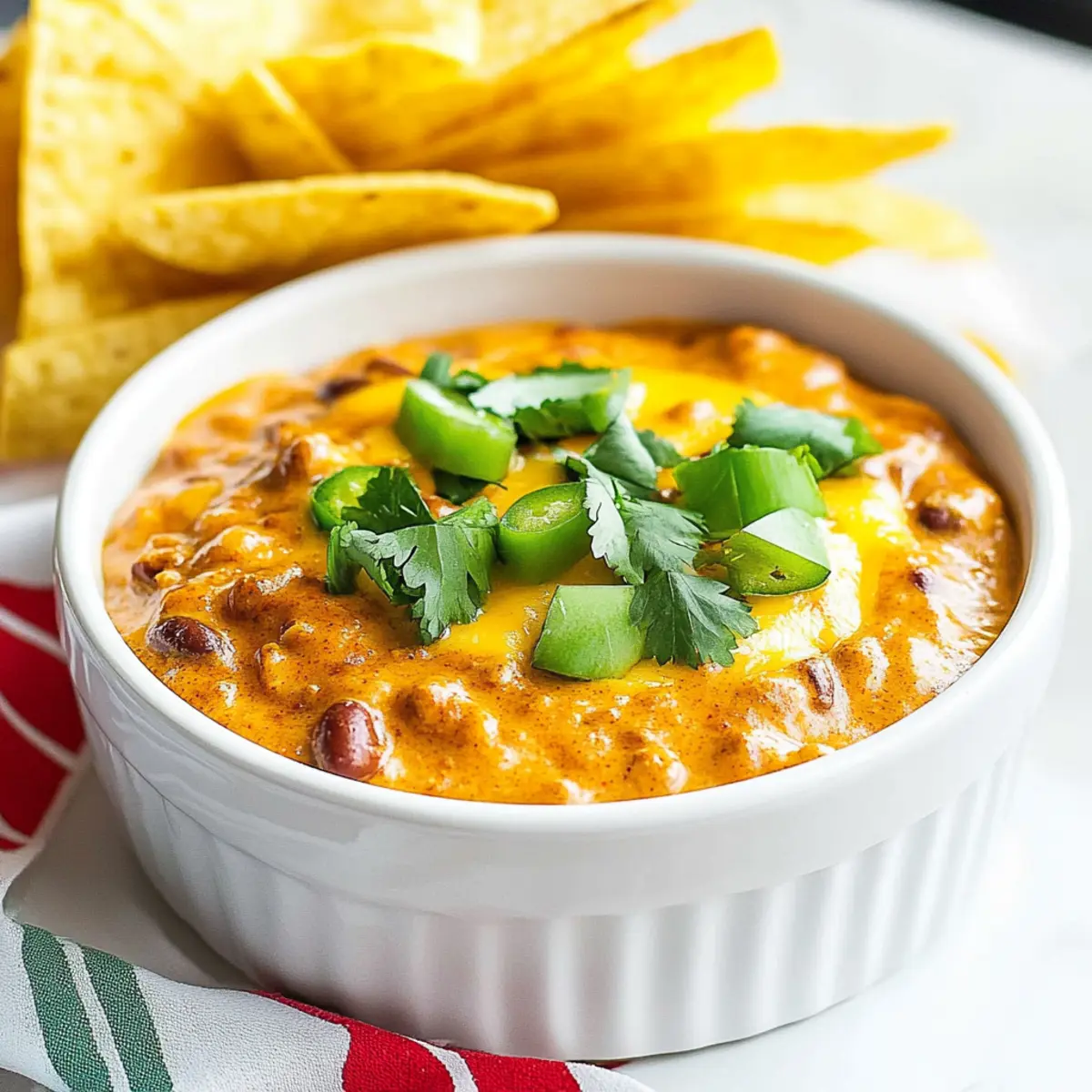 Quick Vegan Chili Cheese Dip