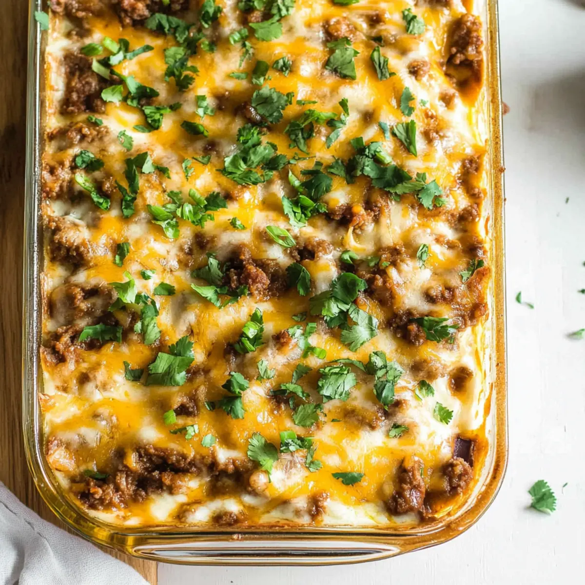Creamy Burrito Casserole