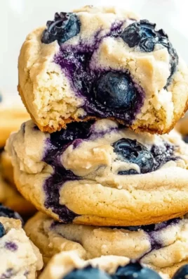 Blueberry Cheesecake Swirl Cookies
