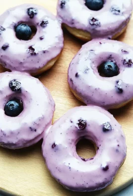 Blueberry Cake Donuts