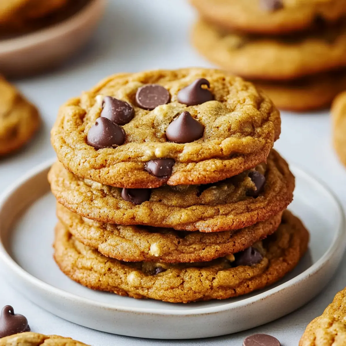 Brown Butter Pumpkin Chocolate Chip Cookies