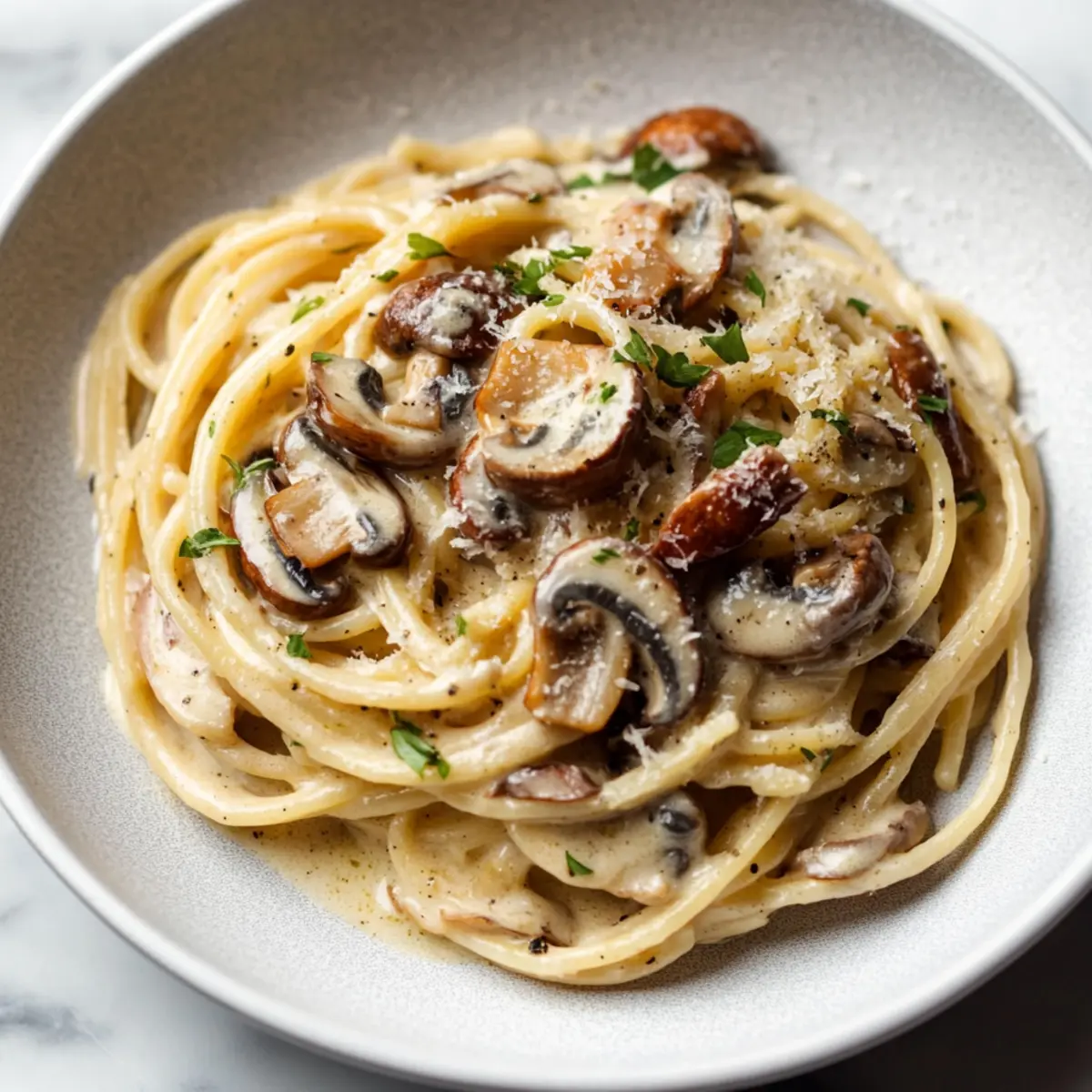 Creamy Mushroom Pasta