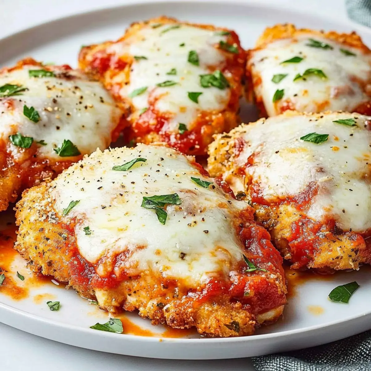 Crispy Air Fryer Chicken Parmesan