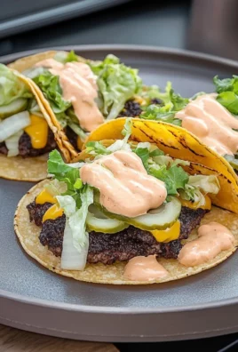 Easy Smash Burger Tacos
