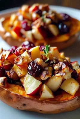 Irresistible Cranberry Apple Twice-Baked Sweet Potatoes