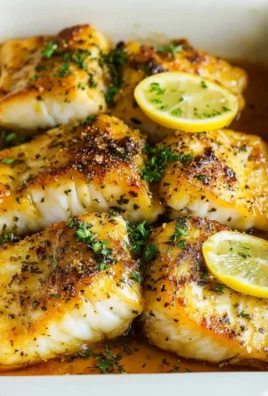 Amazing Baked Honey Marinated Cod