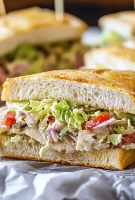 Italian Grinder Salad Sandwich