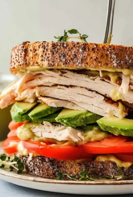 Easy Turkey Avocado Sandwich with Chipotle Mayo
