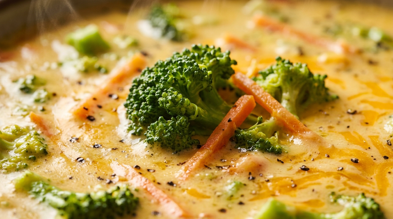 Ultra-Creamy Slow-Cooker Broccoli Cheddar Soup