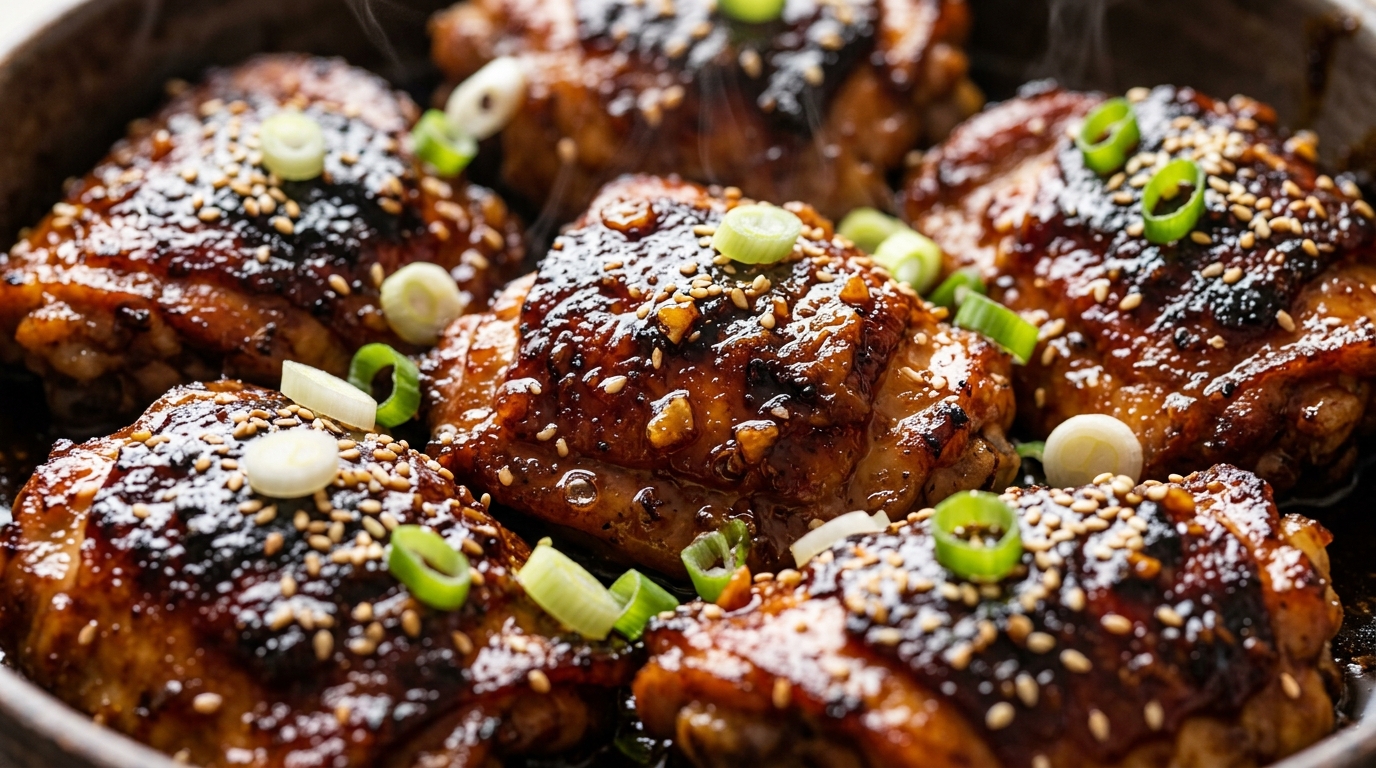 Sticky Slow-Cooker Honey Garlic Chicken Bites